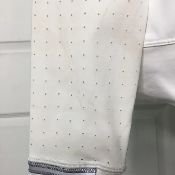 Lululemon Reflective White Long Sleeve Top Size 4 - Picture 10 of 14